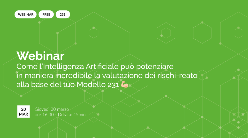 Webinar modello 231